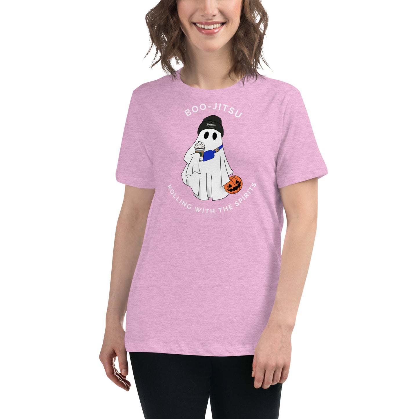 Boo-Jitsu Halloween Shirt – Women’s Ghost Tee for Jiu-Jitsu