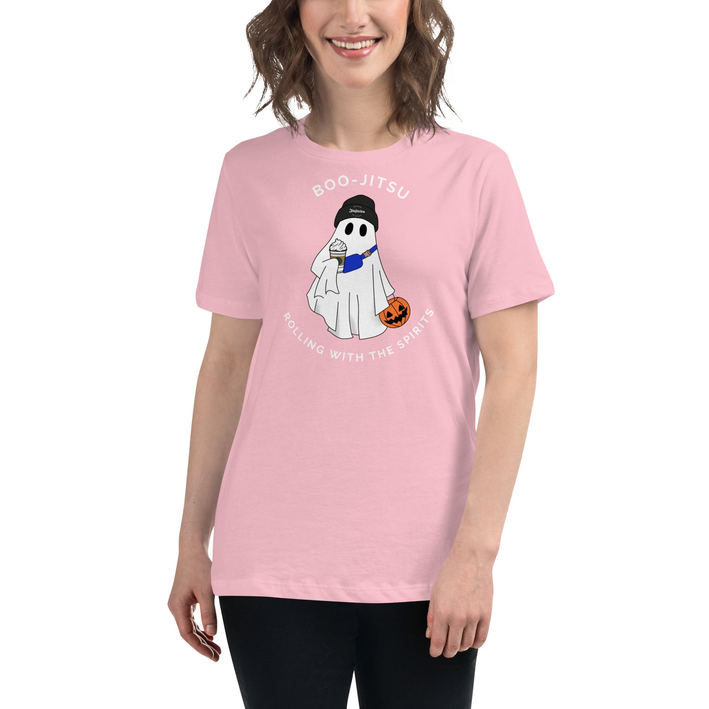 Boo-Jitsu Halloween Shirt – Women’s Ghost Tee for Jiu-Jitsu