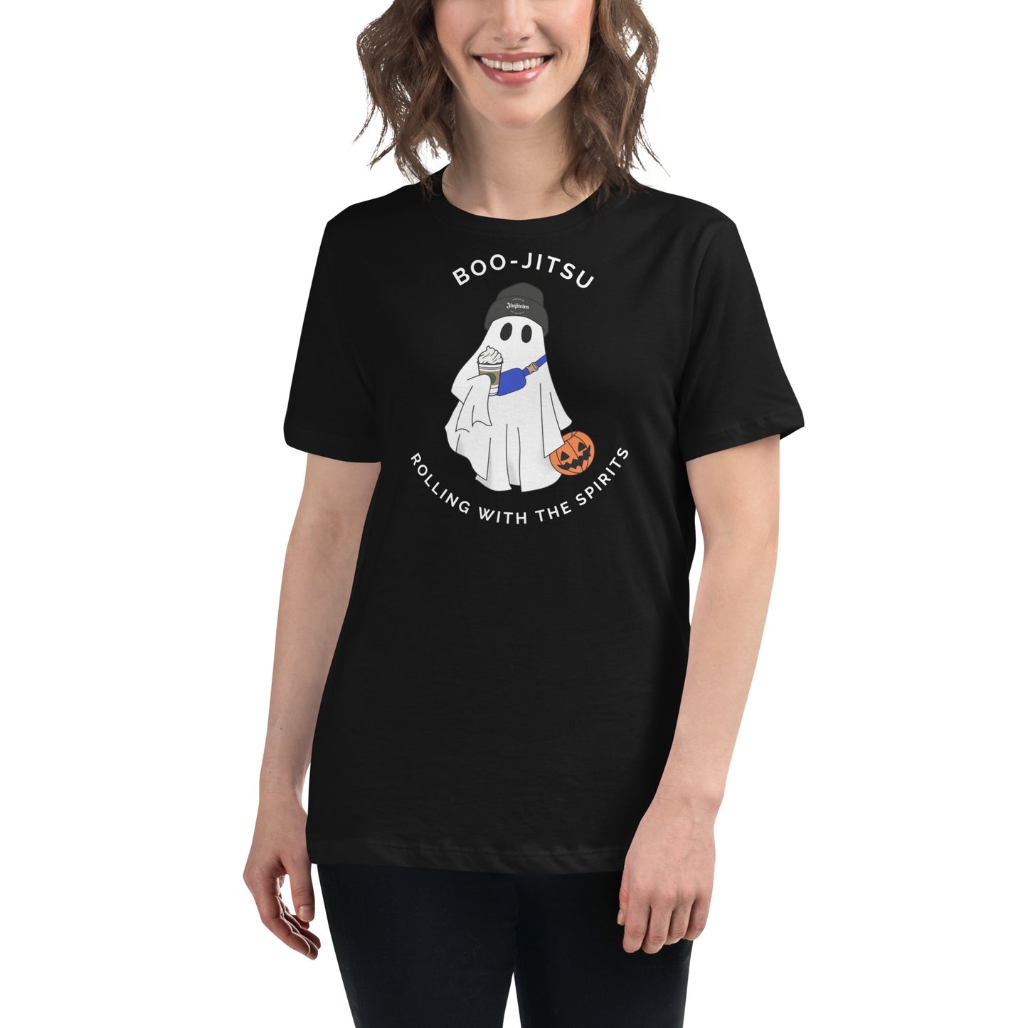 Boo-Jitsu Halloween Shirt – Women’s Ghost Tee for Jiu-Jitsu