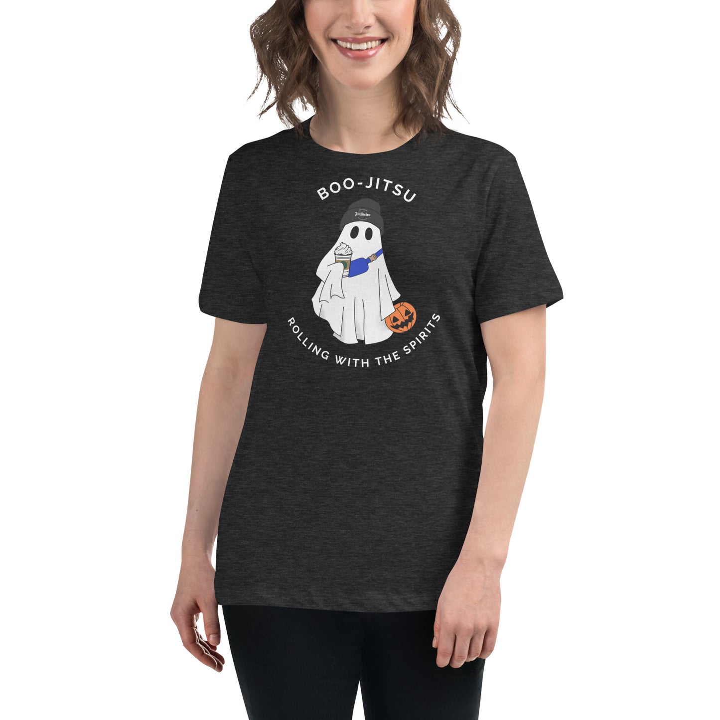 Boo-Jitsu Halloween Shirt – Women’s Ghost Tee for Jiu-Jitsu