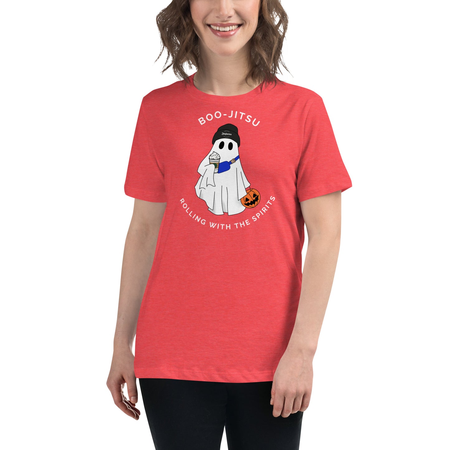 Boo-Jitsu Halloween Shirt – Women’s Ghost Tee for Jiu-Jitsu