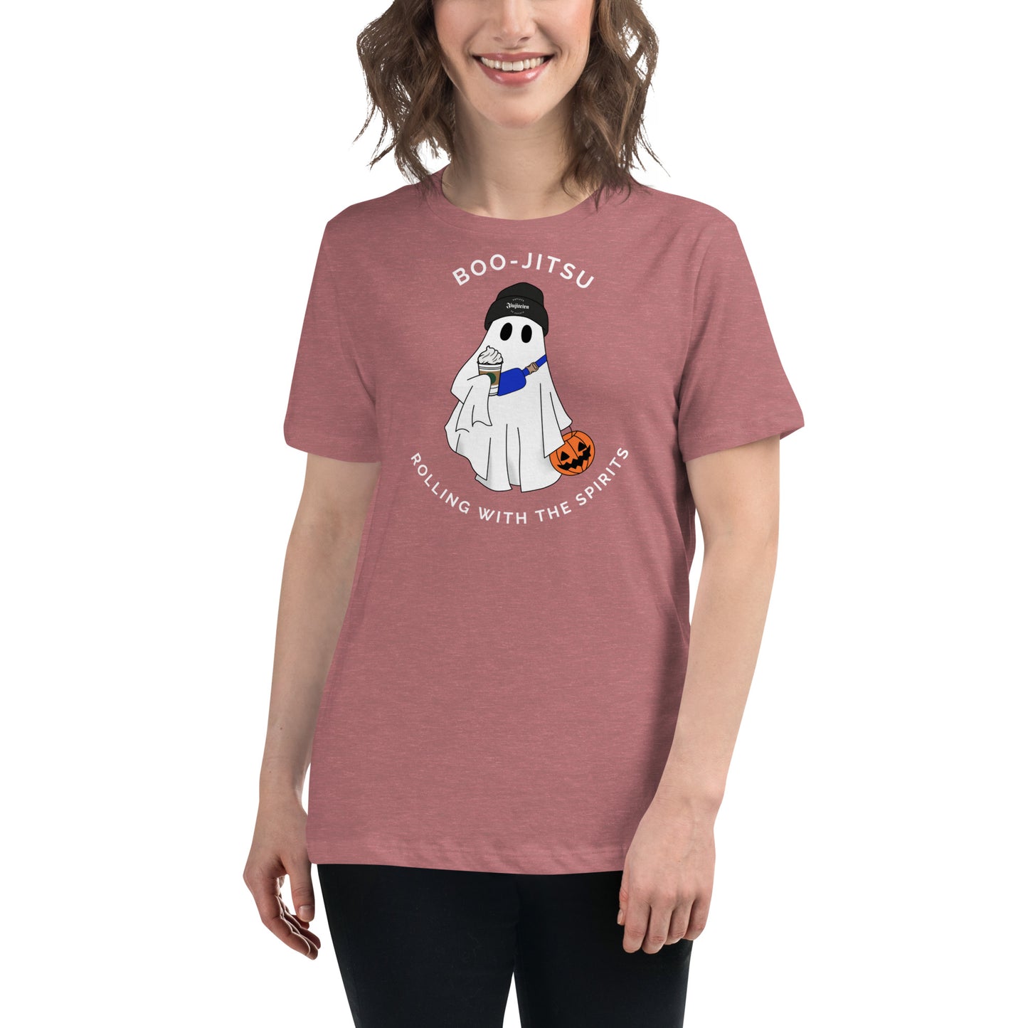 Boo-Jitsu Halloween Shirt – Women’s Ghost Tee for Jiu-Jitsu