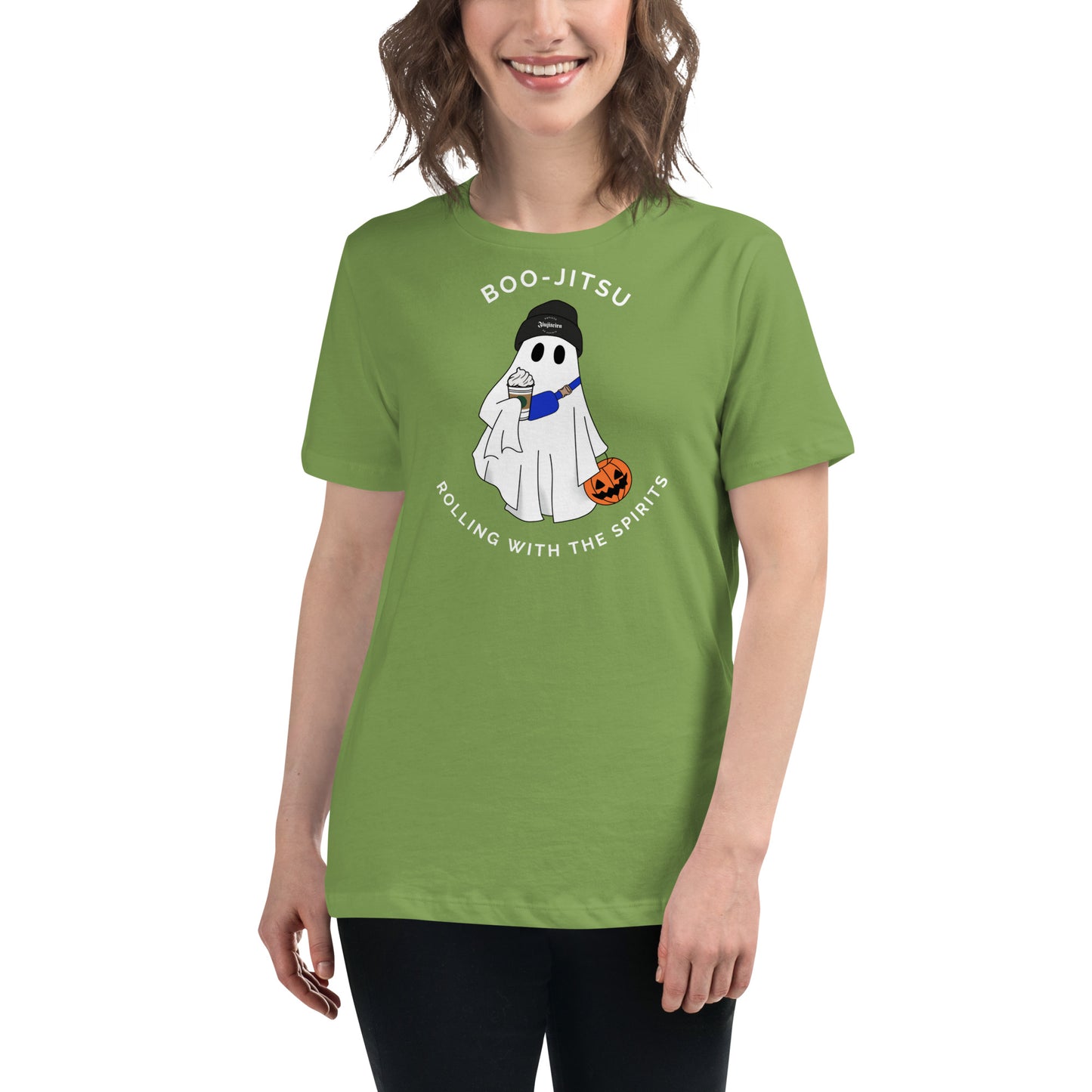Boo-Jitsu Halloween Shirt – Women’s Ghost Tee for Jiu-Jitsu