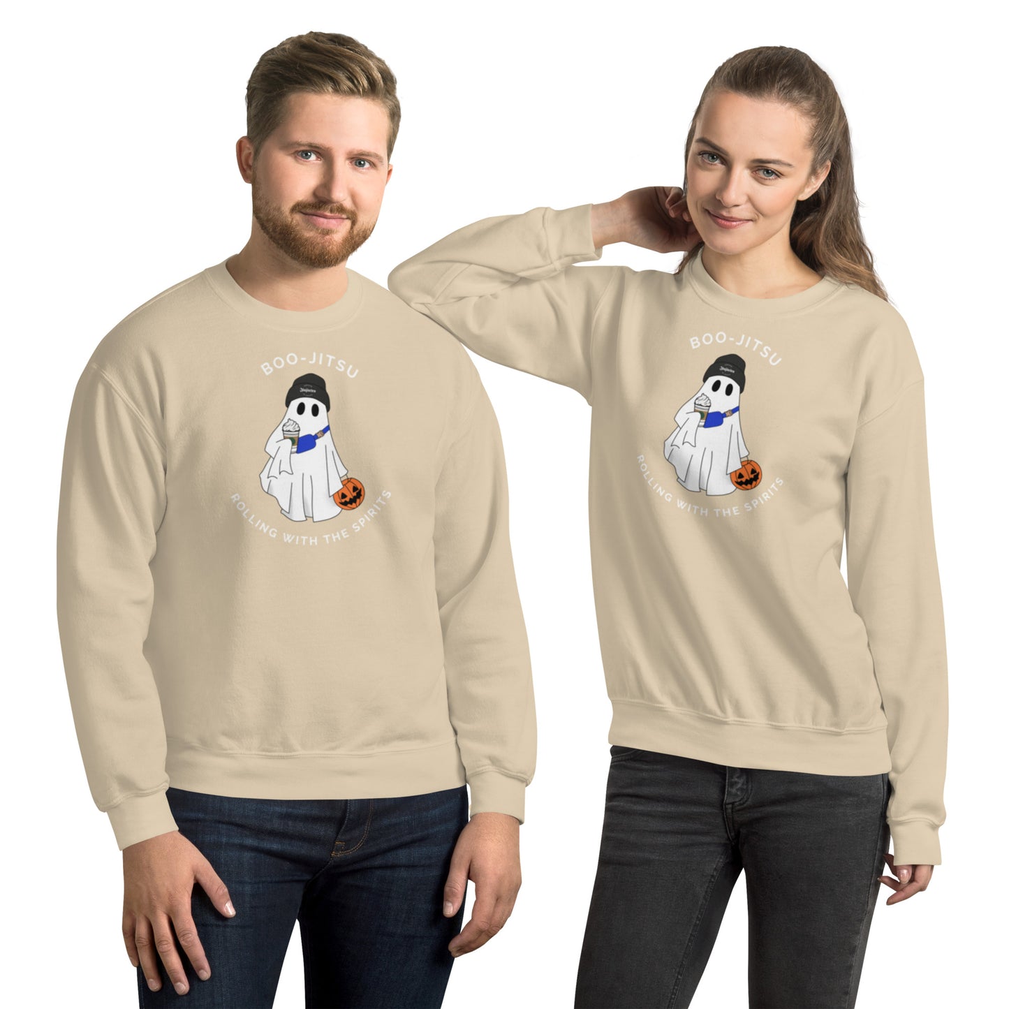 Halloween BJJ Hoodie – Jiu-Jitsu Ghost Sweatshirt