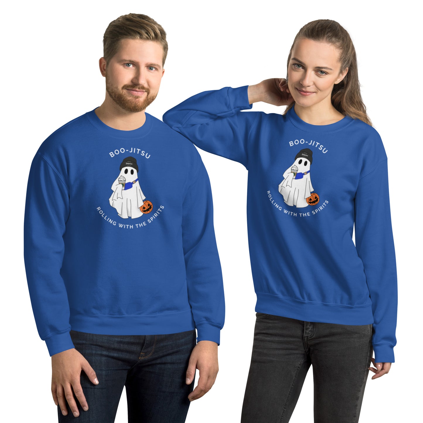Halloween BJJ Hoodie – Jiu-Jitsu Ghost Sweatshirt
