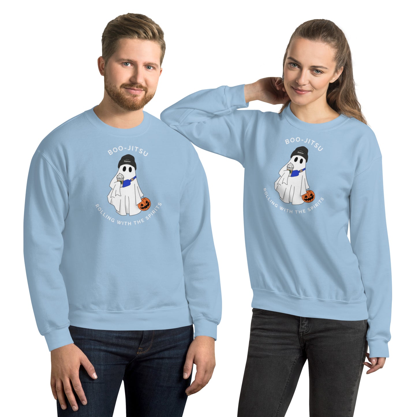 Halloween BJJ Hoodie – Jiu-Jitsu Ghost Sweatshirt