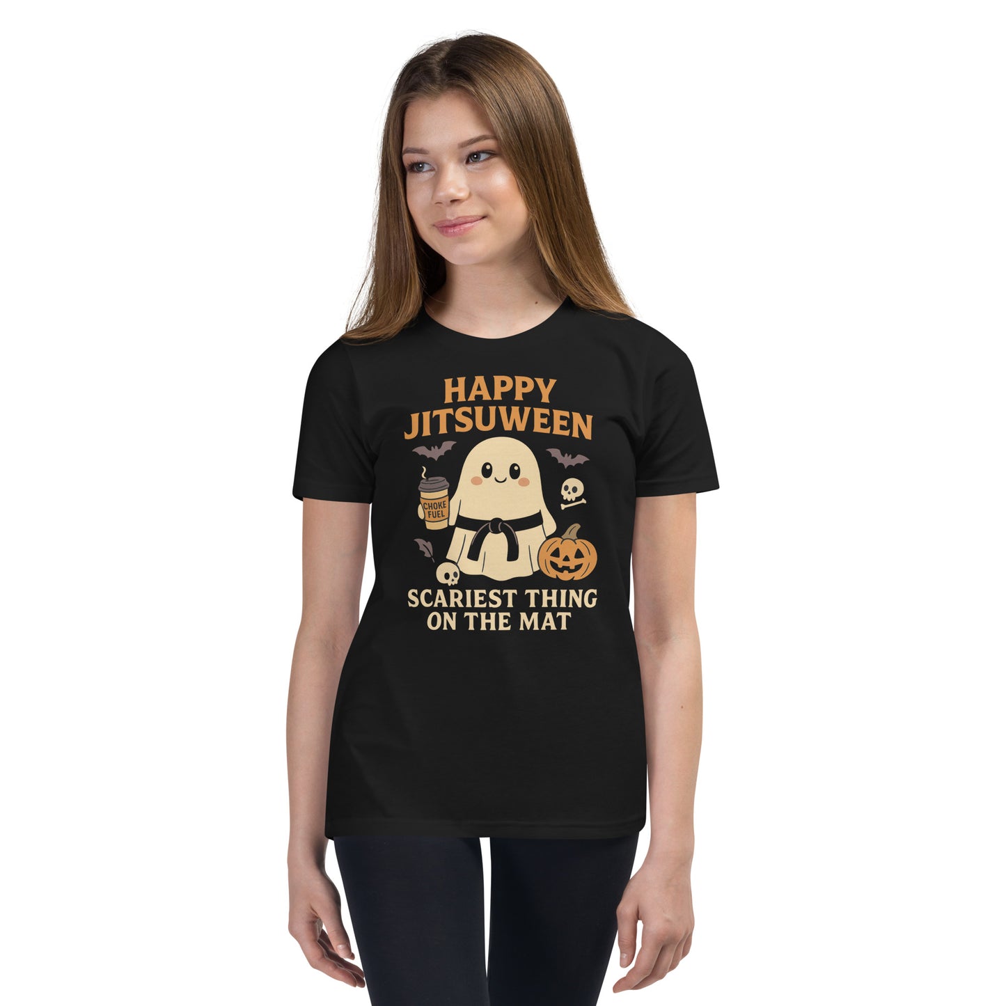Happy Jitsuween BJJ Halloween Shirt – Funny Ghost Jiu-Jitsu Tee