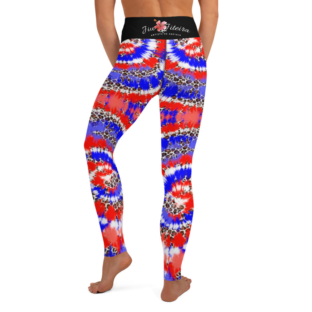 Women's BJJ Leggings- Jiujiteira All American Girl Patriotic Leggings