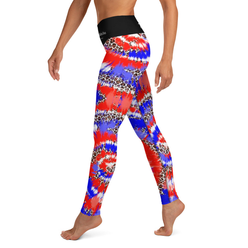 Women's BJJ Leggings- Jiujiteira All American Girl Patriotic Leggings