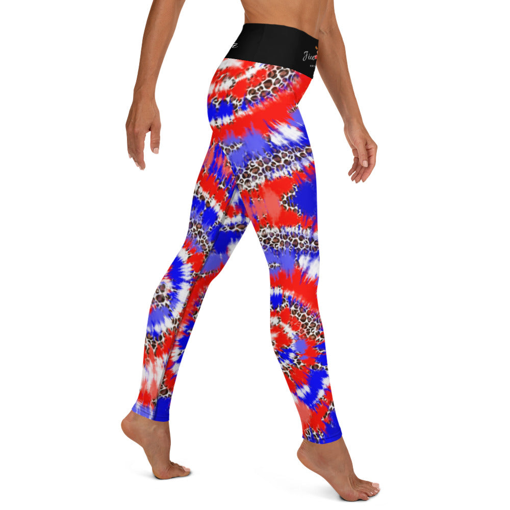 Women's BJJ Leggings- Jiujiteira All American Girl Patriotic Leggings