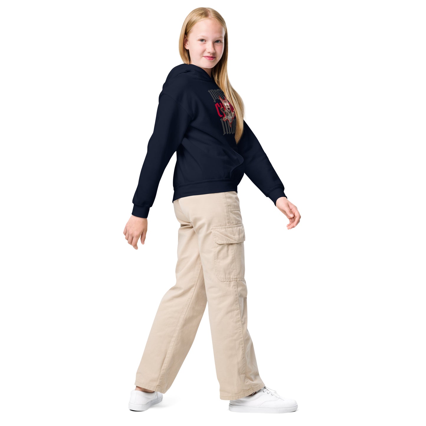 Youth BJJ Hoodie – Chaos Design for Girls Who Roll