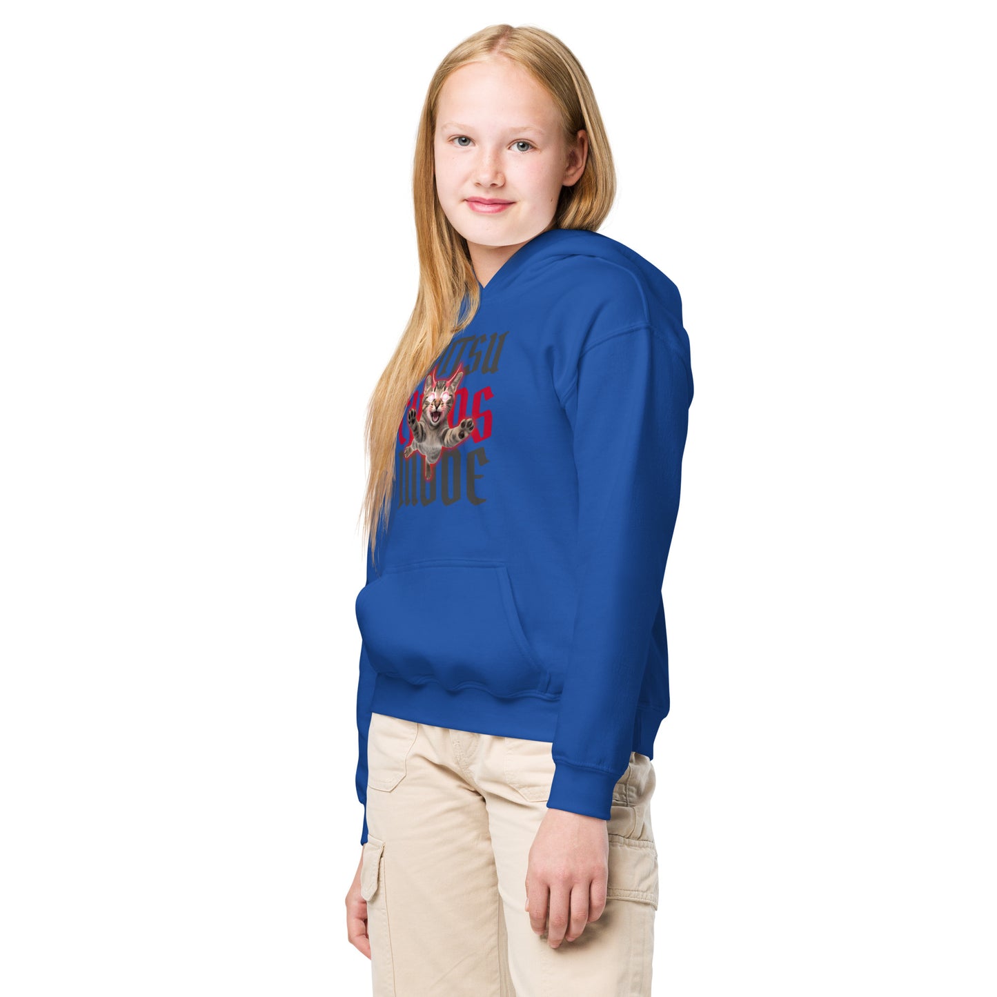 Youth BJJ Hoodie – Chaos Design for Girls Who Roll