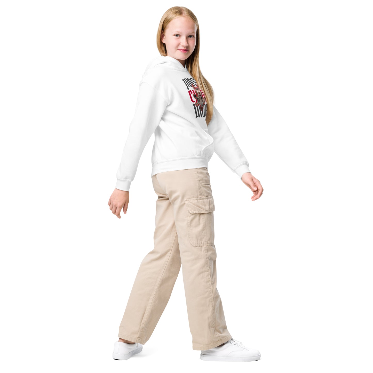 Youth BJJ Hoodie – Chaos Design for Girls Who Roll
