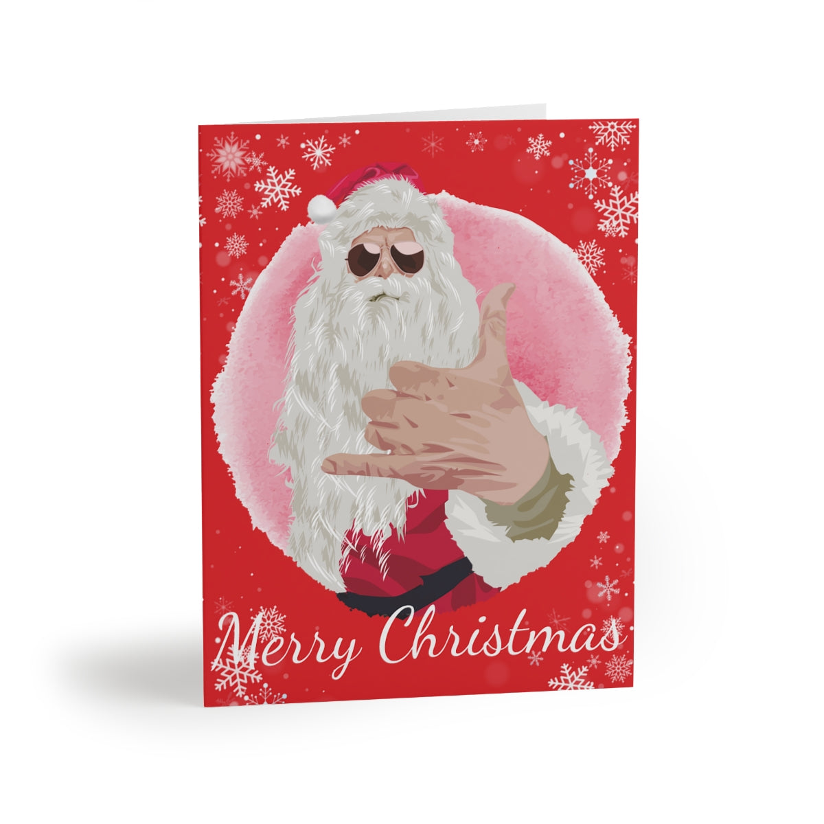 Tarjetas de felicitación Jiujitsu Santa (8, 16 y 24 piezas)
