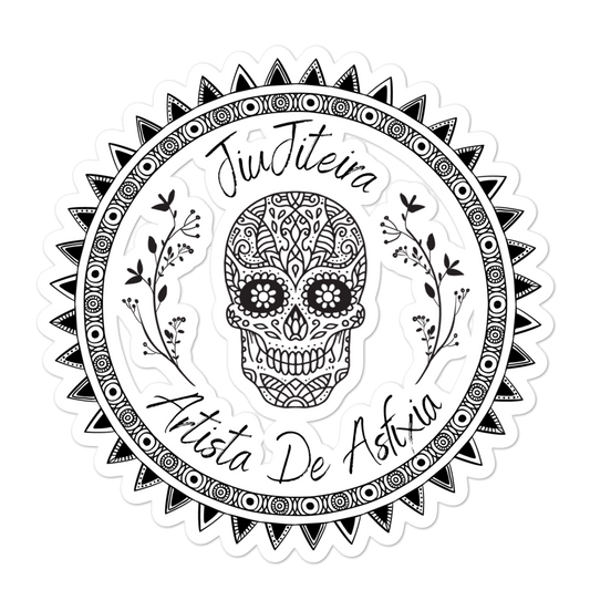 Bubble-free stickers-JiuJitsu Skull