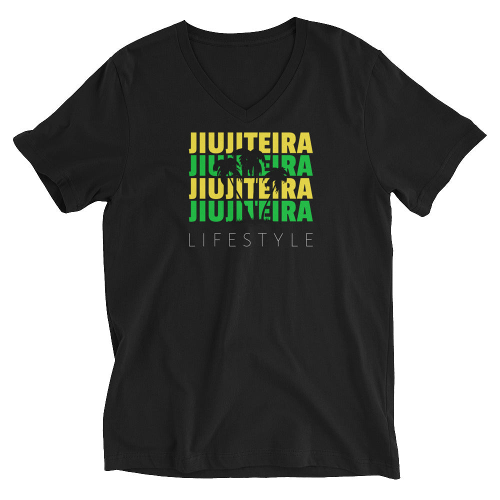 Unisex Short Sleeve V-Neck - Jiujiteira Lifestyle - The Women of Jiujitsu