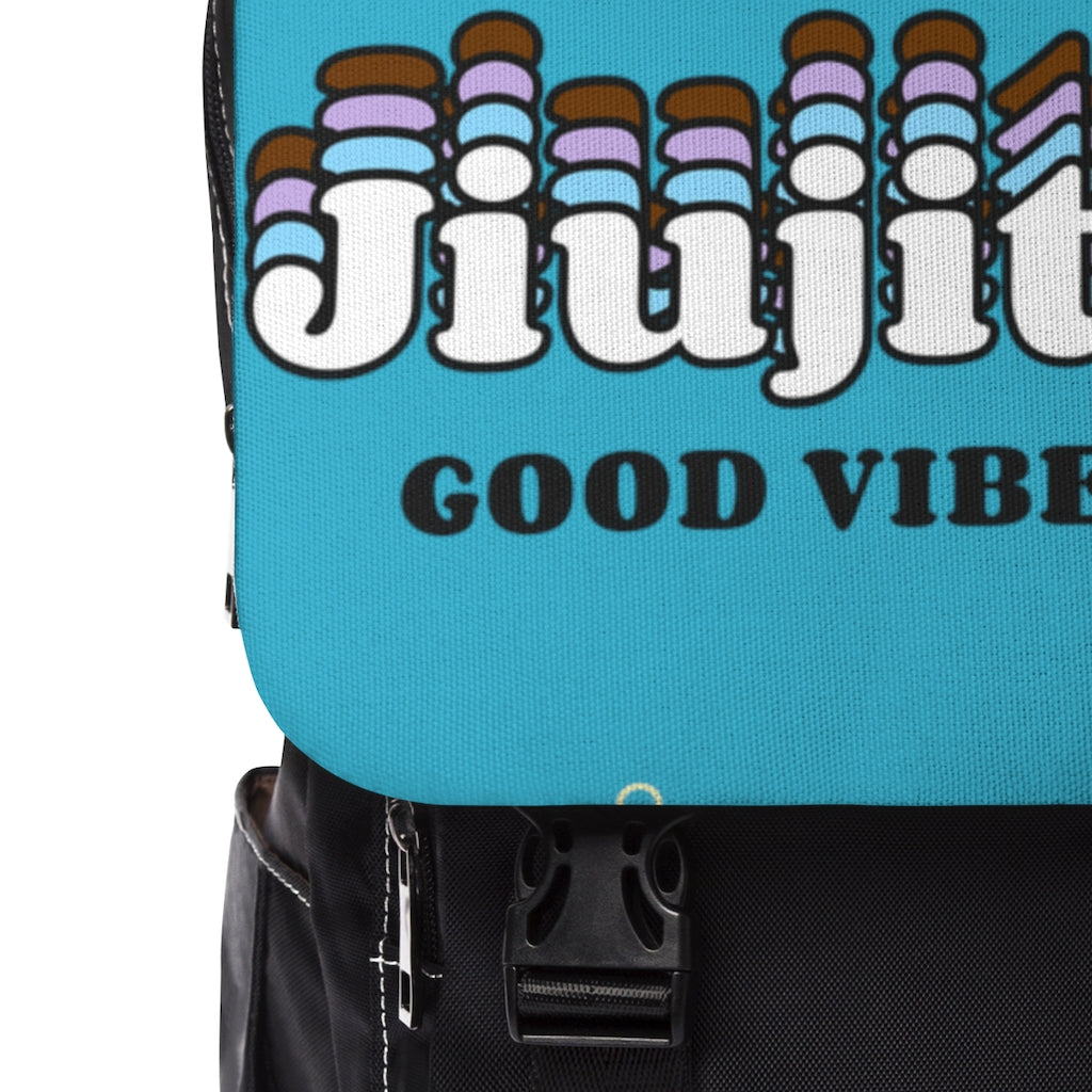 Unisex Casual Shoulder Backpack- Retro Jiujiteira - The Women of Jiujitsu