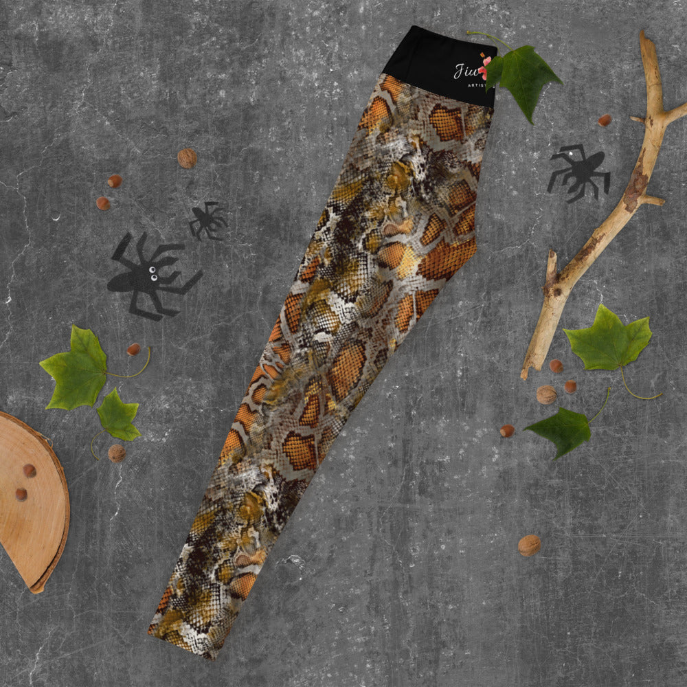 Leggings- Jiujiteira Snake - The Women of Jiujitsu