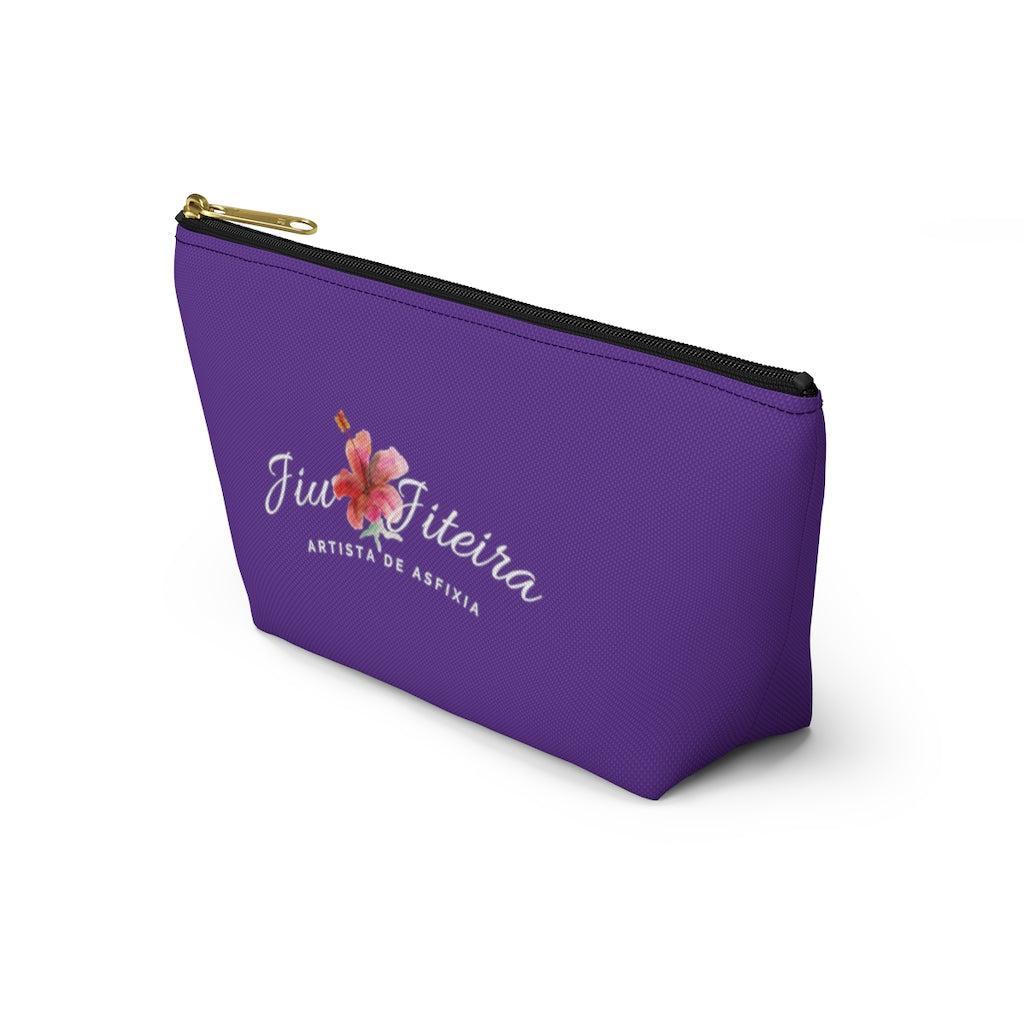Accessory Pouch w T-bottom- JiuJiiteira Purple (rank) - The Women of Jiujitsu