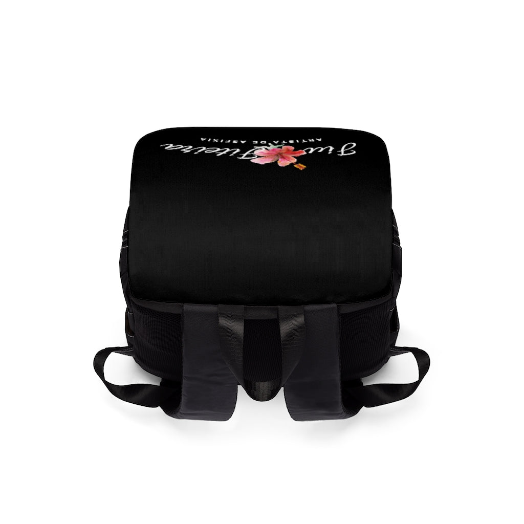 Unisex Casual Shoulder Backpack- JiuJiteira Artista De Asfixa Logo - The Women of Jiujitsu