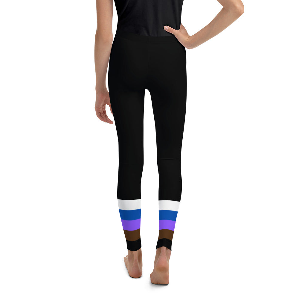 Youth Leggings sizes (8-14)- Jiujitsu Belt Colors sizes 8-14 - The Women of Jiujitsu