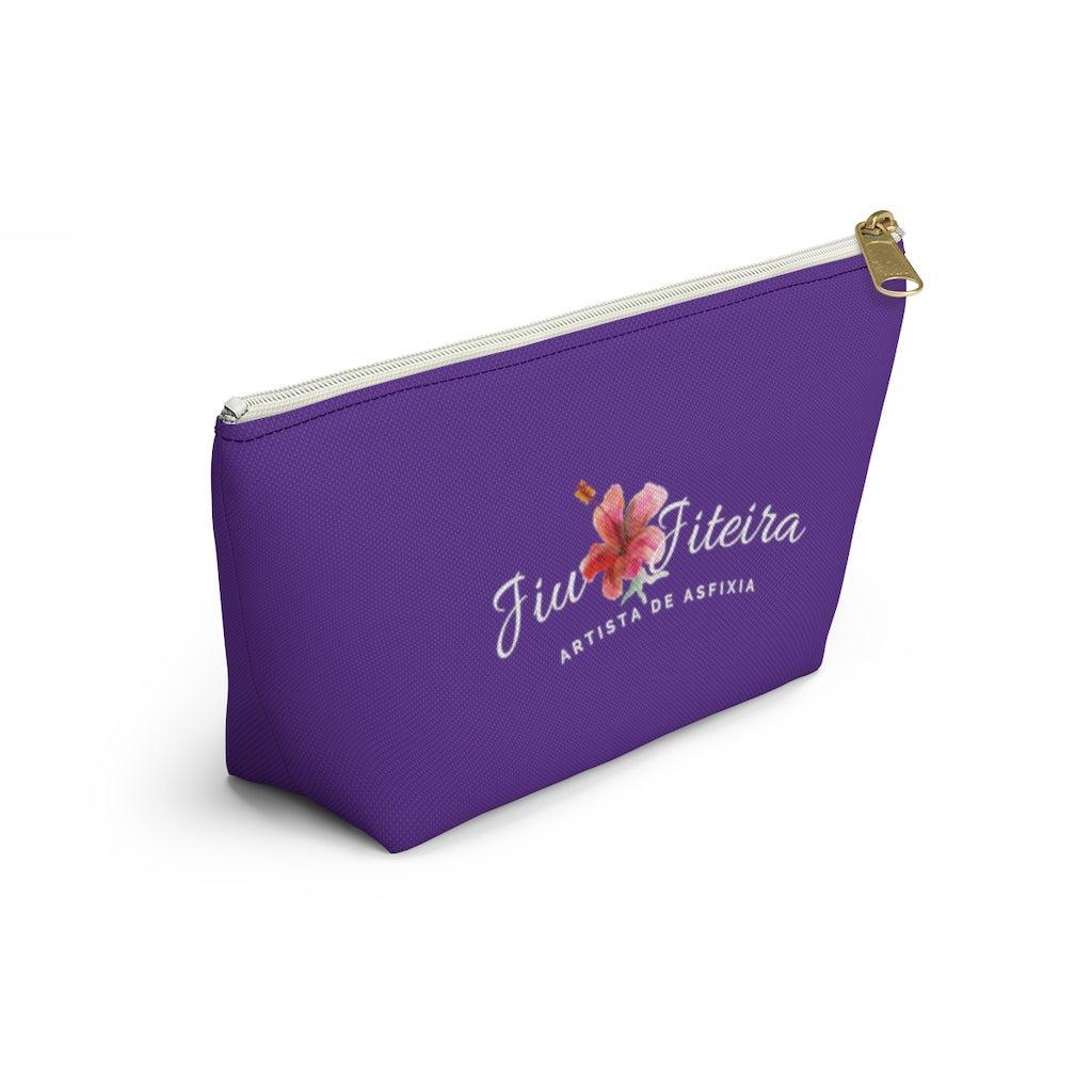 Accessory Pouch w T-bottom- JiuJiiteira Purple (rank) - The Women of Jiujitsu