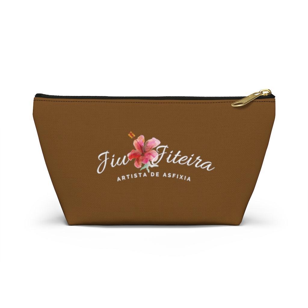 Accessory Pouch w T-bottom- JiuJiiteira Brown (rank) - The Women of Jiujitsu