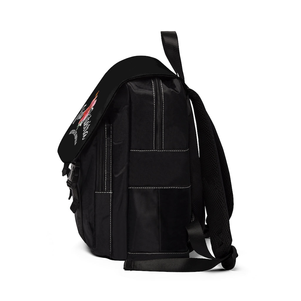 Unisex Casual Shoulder Backpack- JiuJiteira Artista De Asfixa Logo - The Women of Jiujitsu