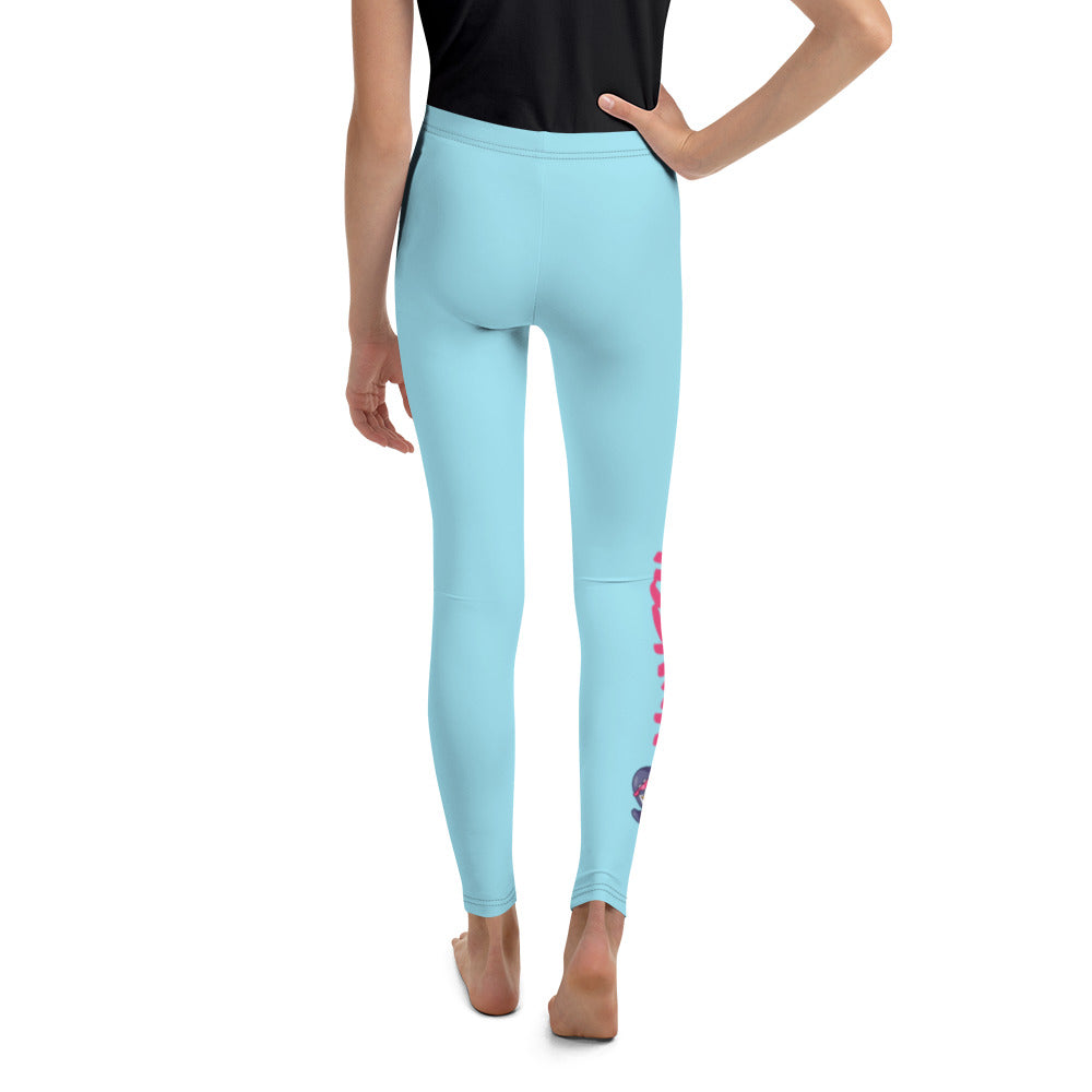 Youth Leggings sizes (8-14)- Jiujitsu Penguin by Sophia - The Women of Jiujitsu