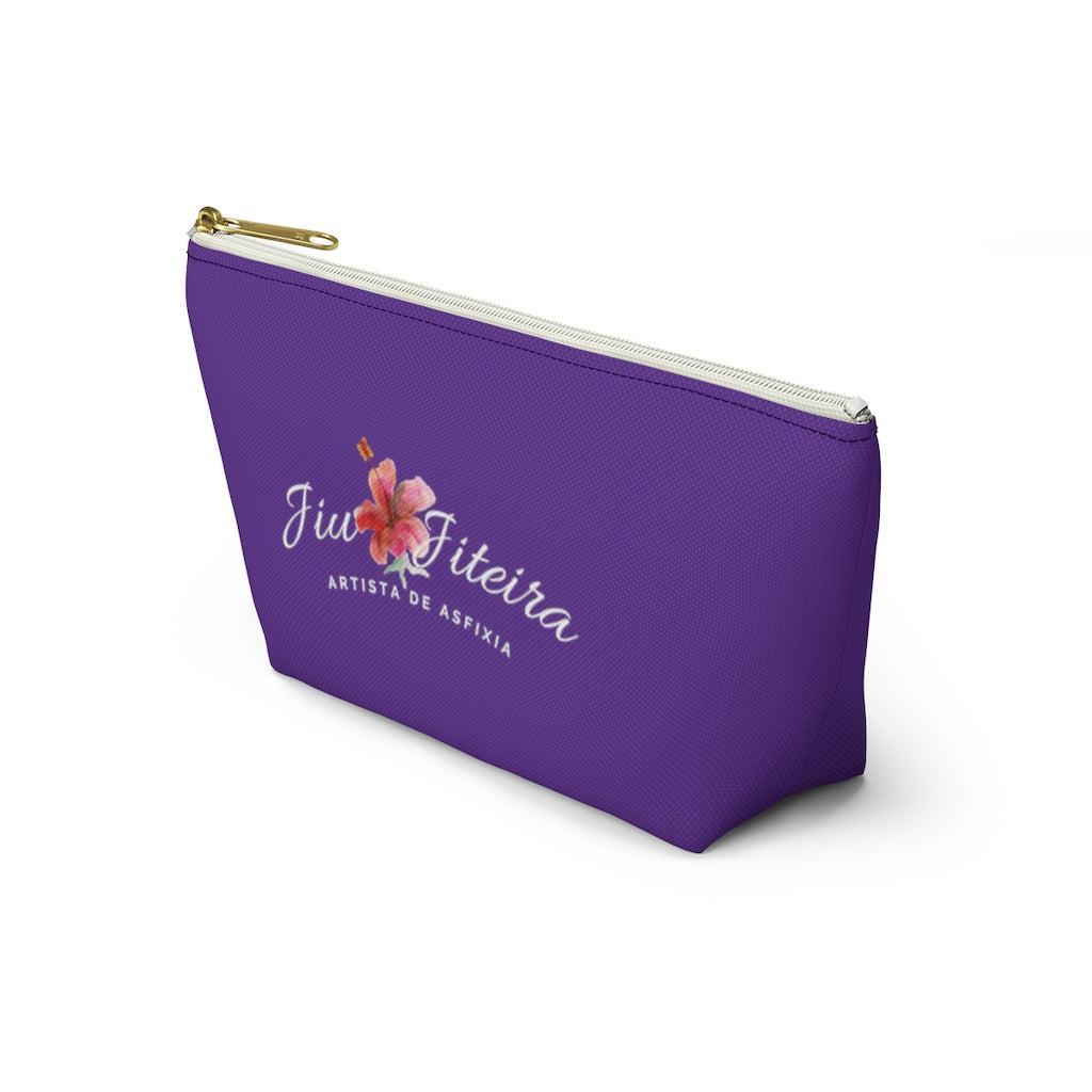 Accessory Pouch w T-bottom- JiuJiiteira Purple (rank) - The Women of Jiujitsu