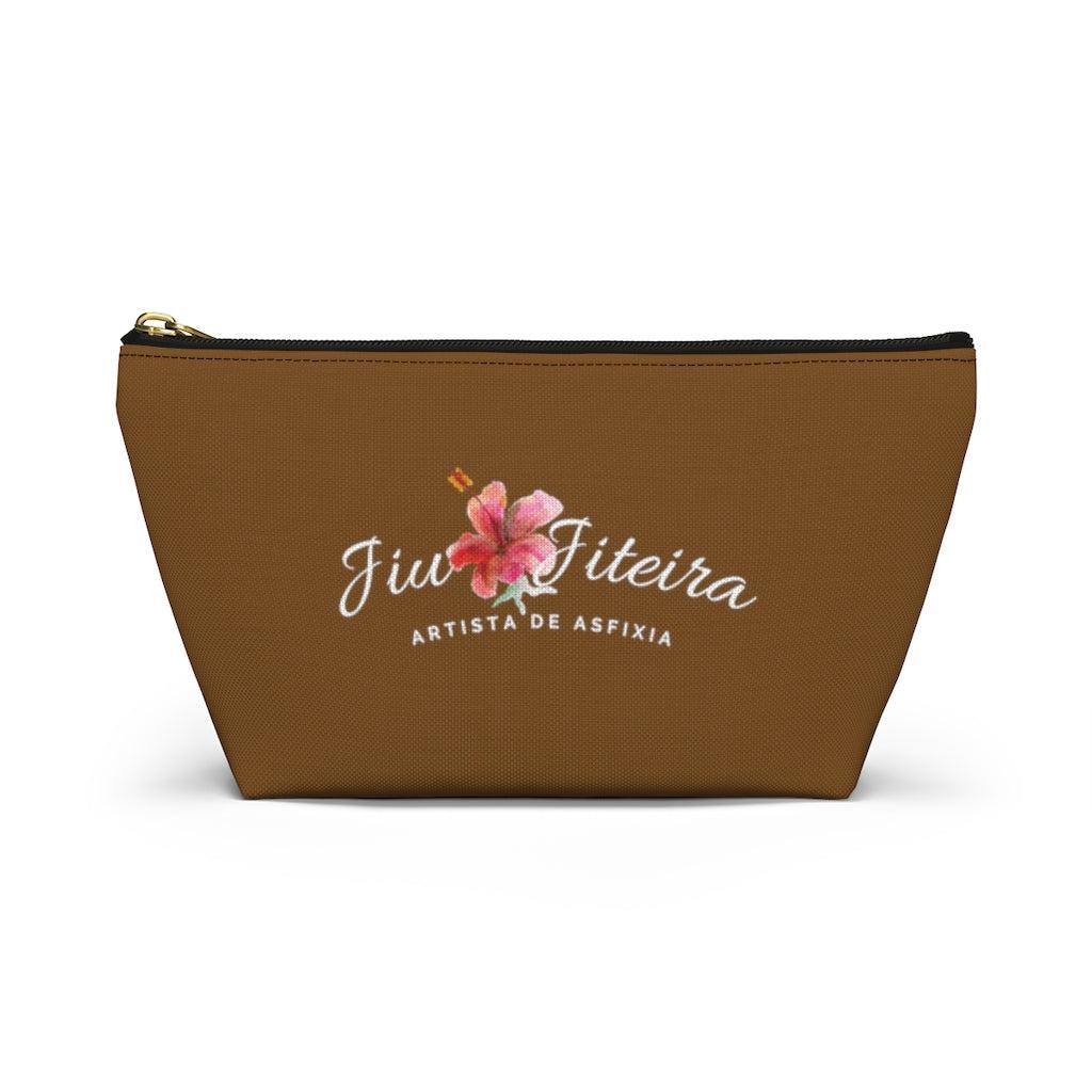 Accessory Pouch w T-bottom- JiuJiiteira Brown (rank) - The Women of Jiujitsu