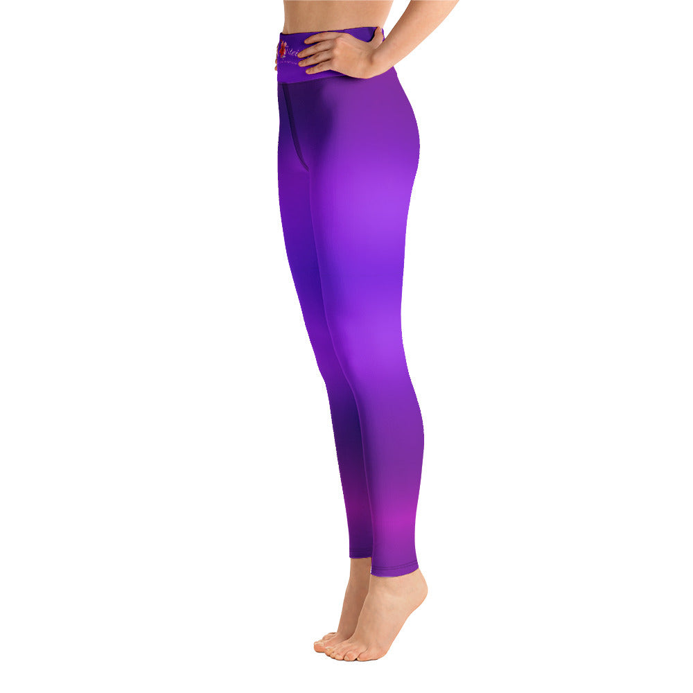 Leggings- Purple Hombre JiuJiteira logo - The Women of Jiujitsu
