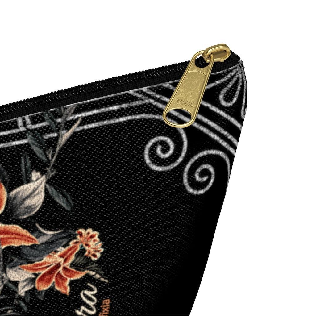 Accessory Pouch w T-bottom- Tropical Sugar Skull - The Women of Jiujitsu