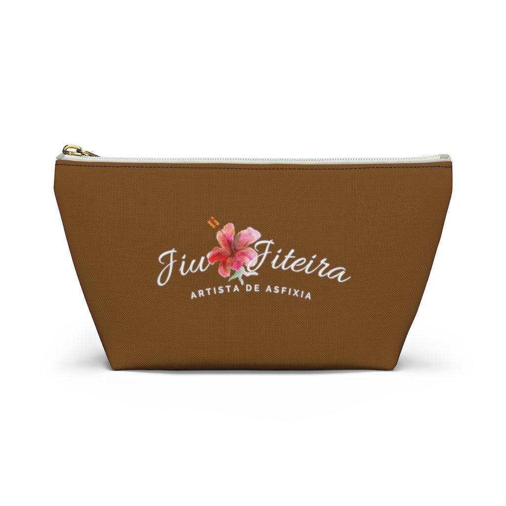 Accessory Pouch w T-bottom- JiuJiiteira Brown (rank) - The Women of Jiujitsu