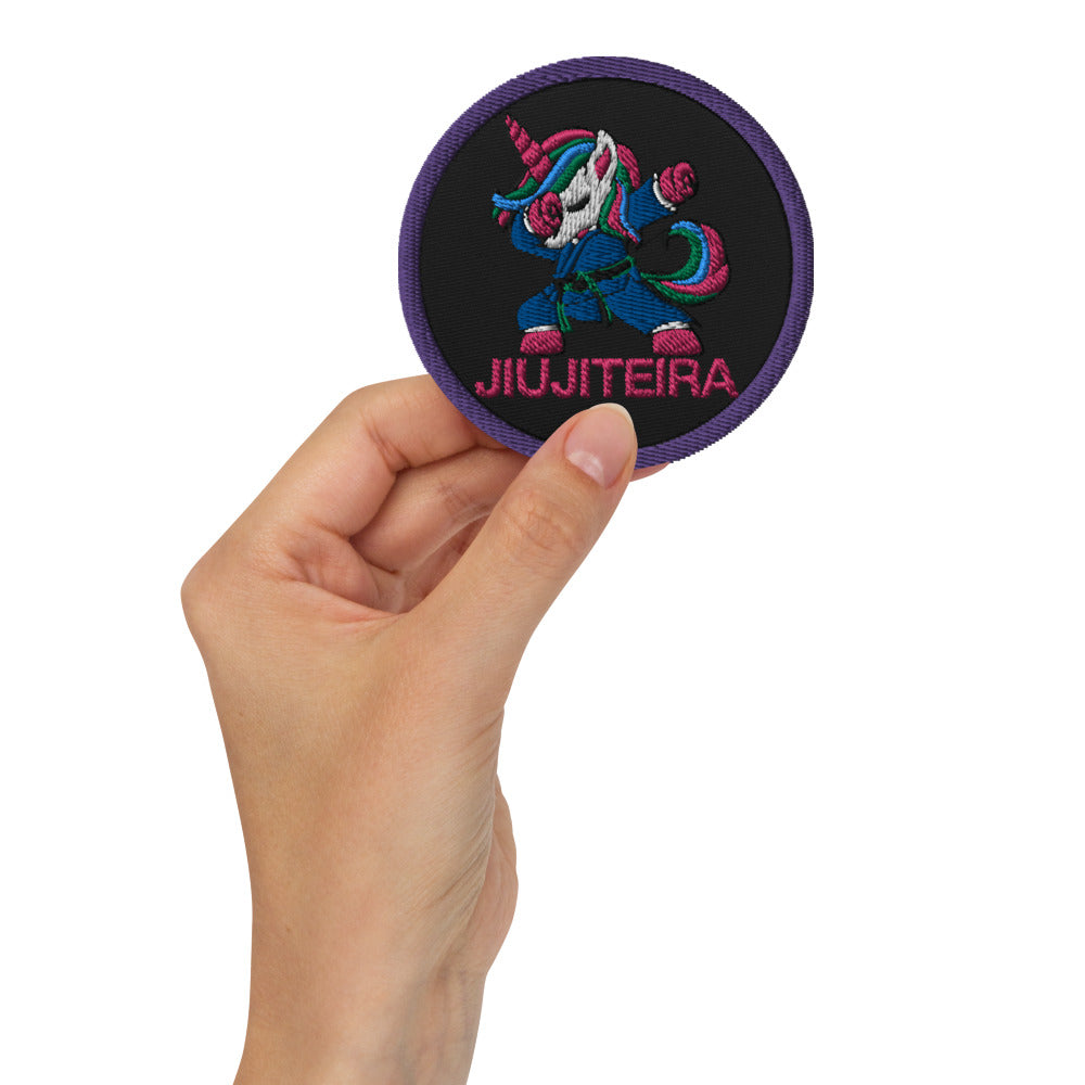 Embroidered patches - Jiujiteira Unicorn - The Women of Jiujitsu