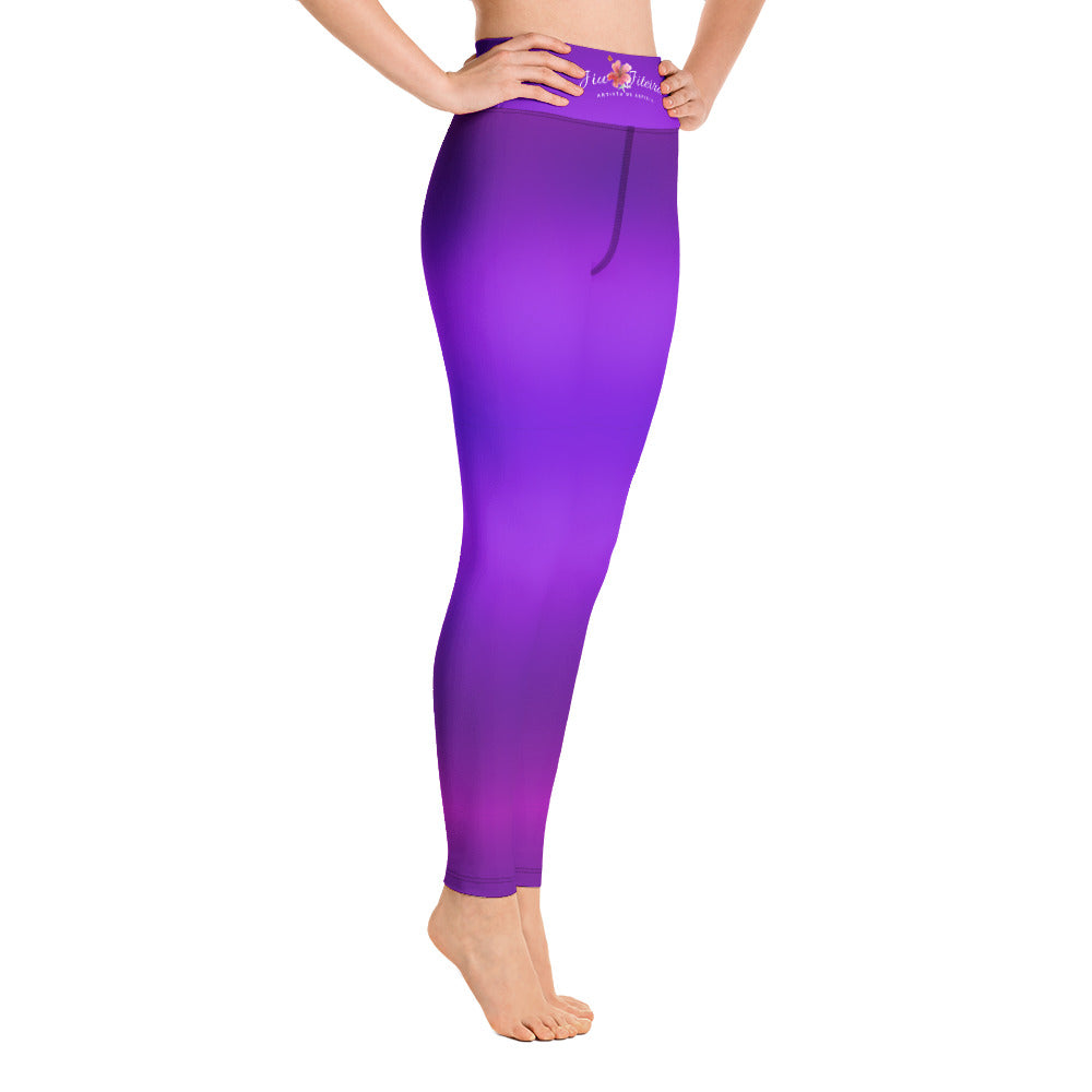 Leggings- Purple Hombre JiuJiteira logo - The Women of Jiujitsu