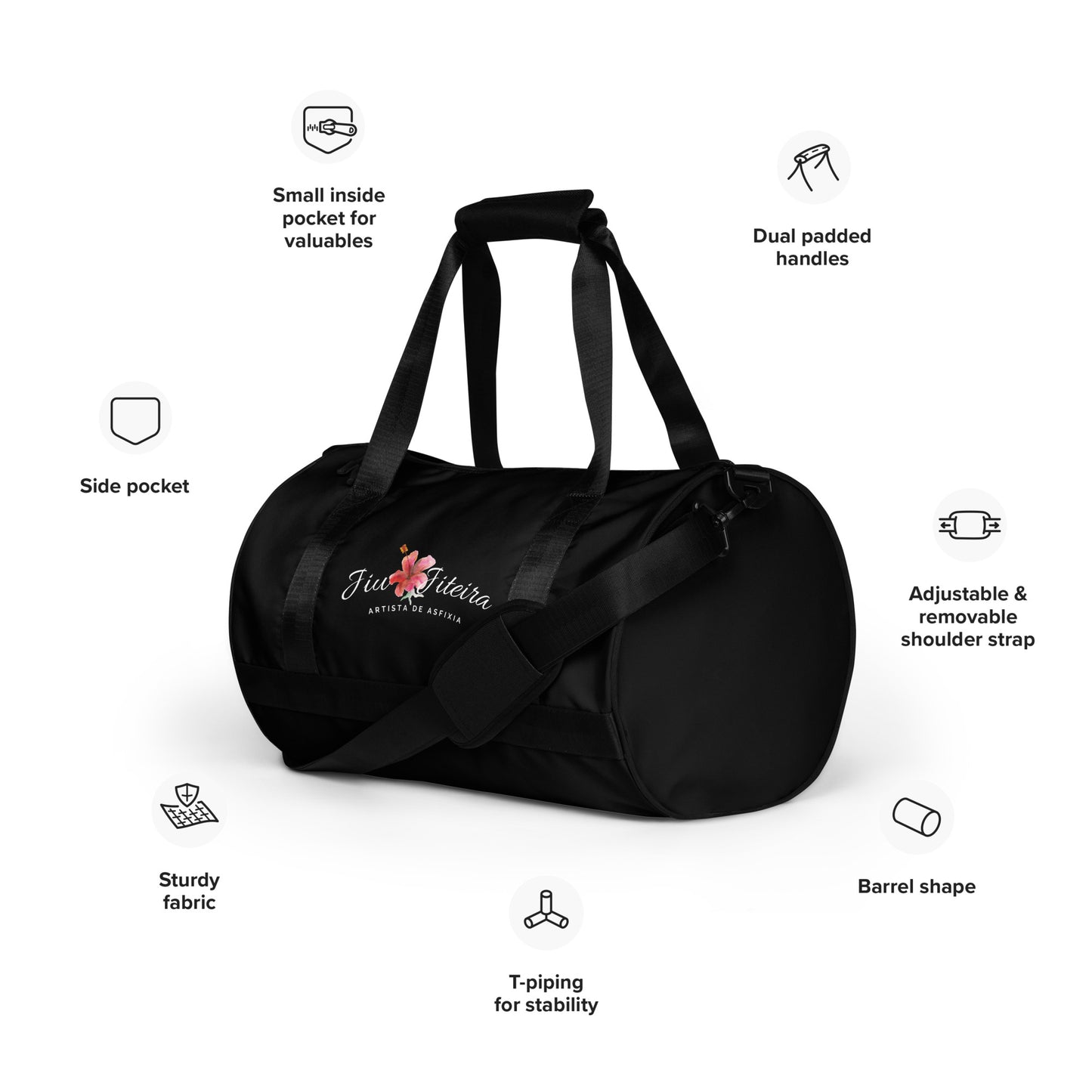 Duffle bag- Jiujiteira Gym Bag the Women of Jiujitsu - The Women of Jiujitsu