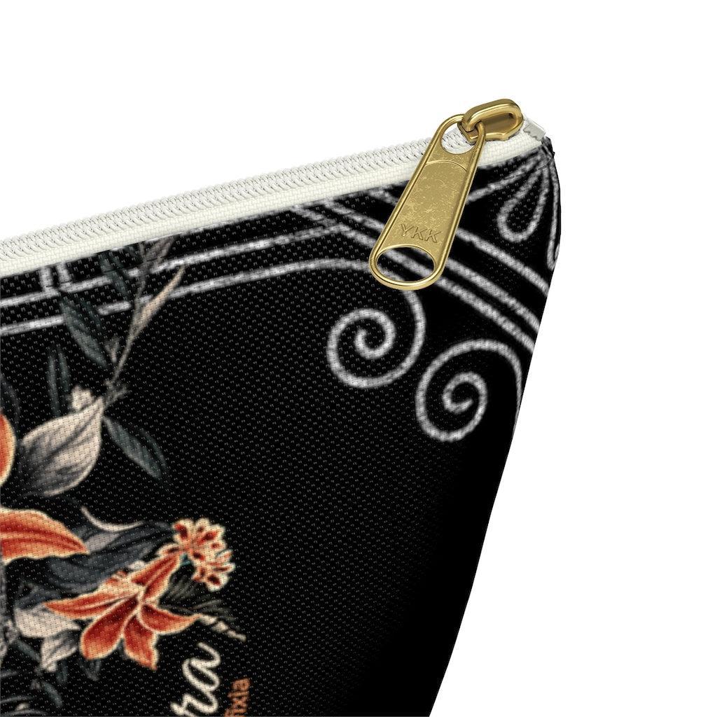 Accessory Pouch w T-bottom- Tropical Sugar Skull - The Women of Jiujitsu