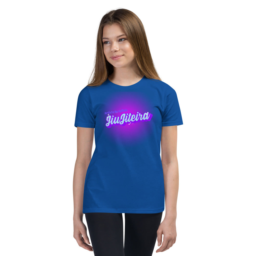 Youth Short Sleeve T-Shirt- JiuJiteira Bubble Logo - The Women of Jiujitsu