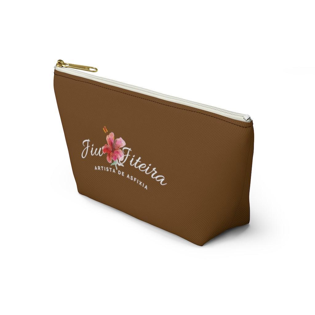 Accessory Pouch w T-bottom- JiuJiiteira Brown (rank) - The Women of Jiujitsu