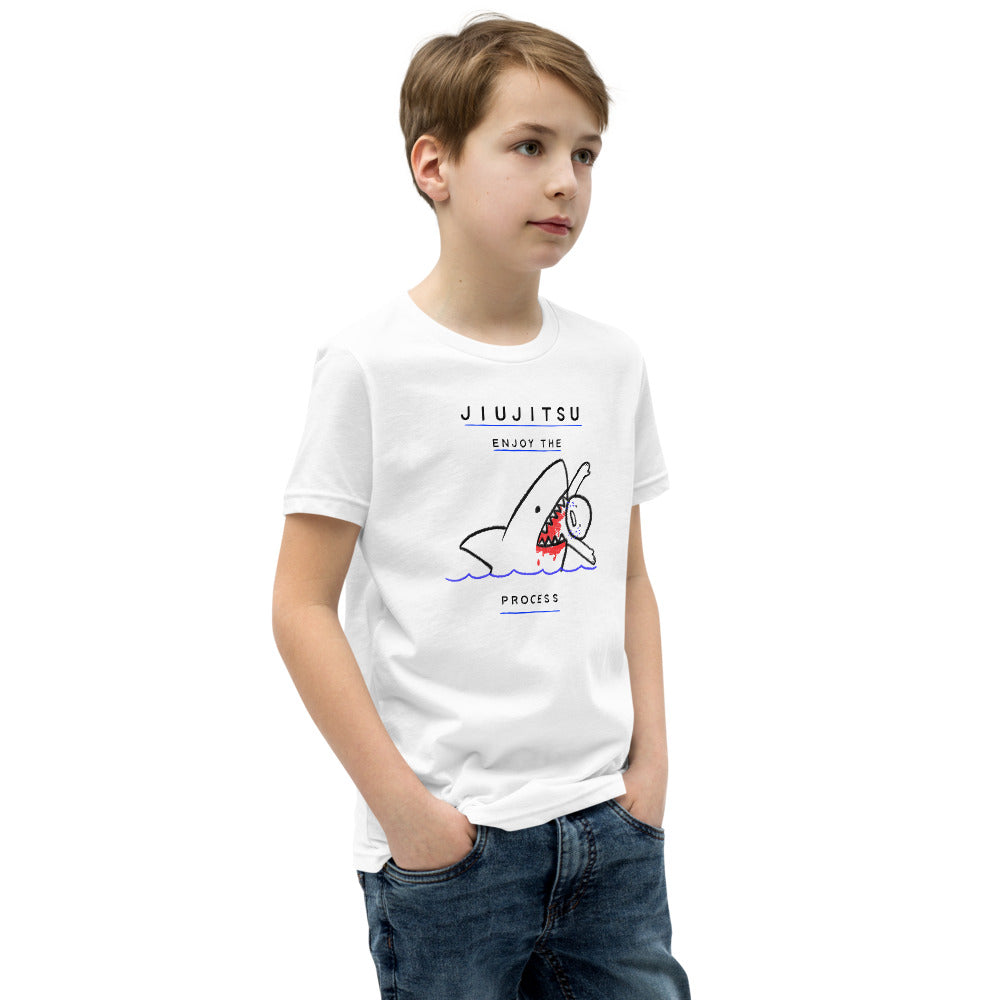 Youth Short Sleeve T-Shirt- Enjoy The Process - The Women of Jiujitsu