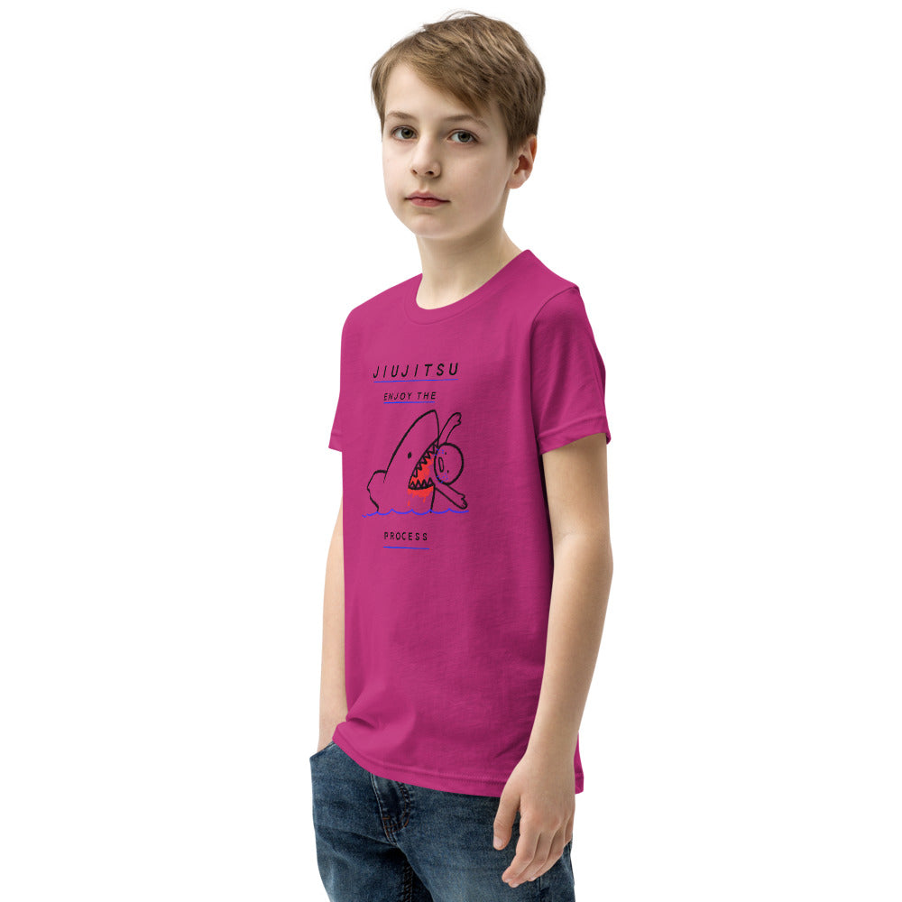 Youth Short Sleeve T-Shirt- Enjoy The Process - The Women of Jiujitsu