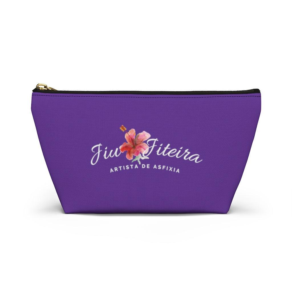 Accessory Pouch w T-bottom- JiuJiiteira Purple (rank) - The Women of Jiujitsu