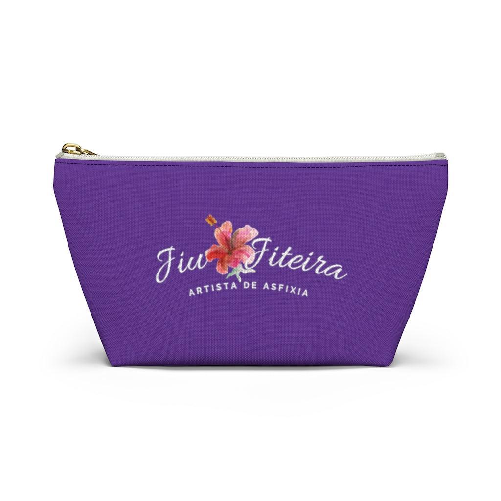 Accessory Pouch w T-bottom- JiuJiiteira Purple (rank) - The Women of Jiujitsu