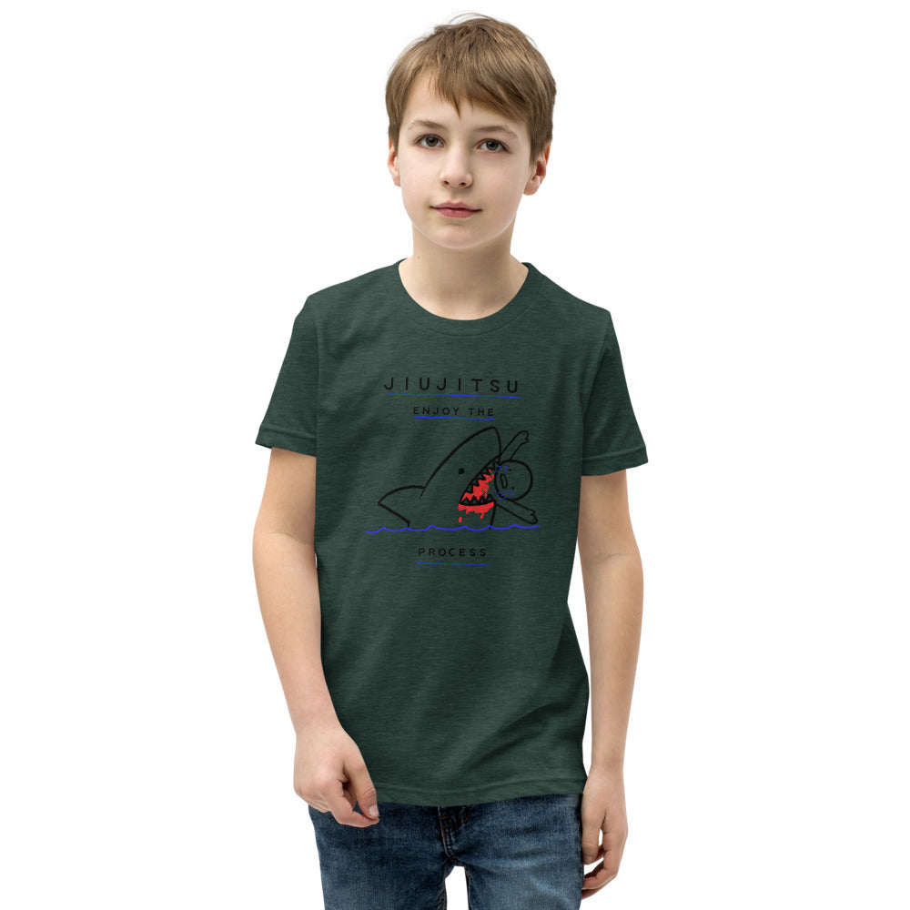 Youth Short Sleeve T-Shirt- Enjoy The Process - The Women of Jiujitsu