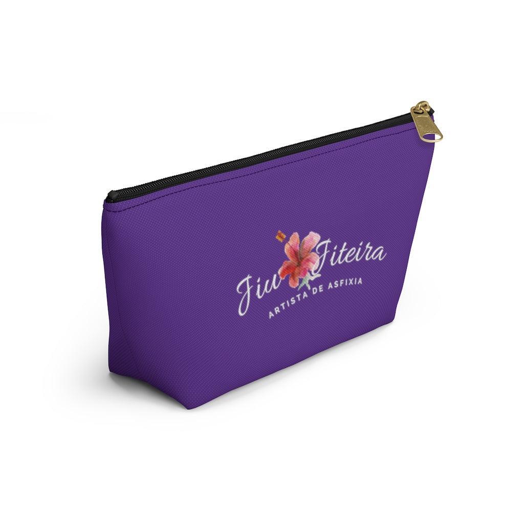 Accessory Pouch w T-bottom- JiuJiiteira Purple (rank) - The Women of Jiujitsu
