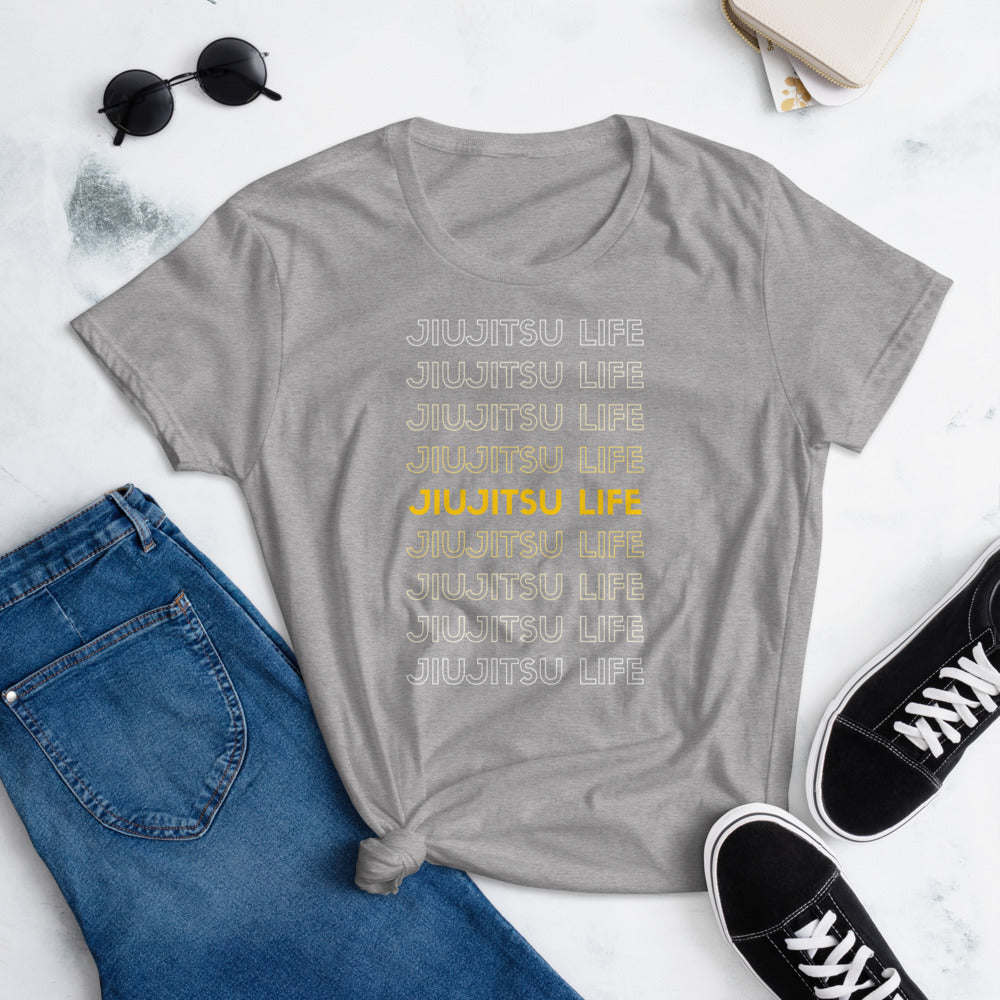 Women's short sleeve t-shirt- JiuJitsu Life - The Women of Jiujitsu