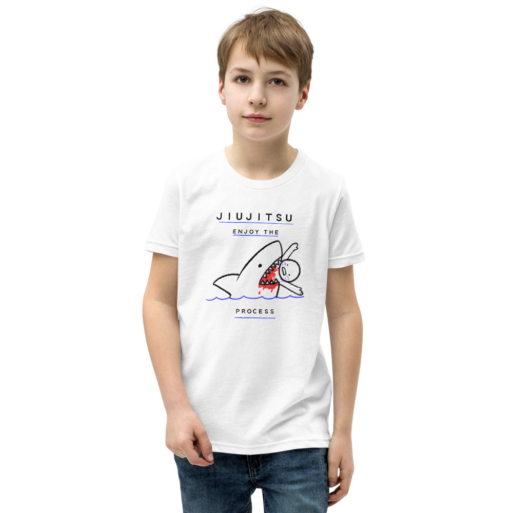 Youth Short Sleeve T-Shirt- Enjoy The Process - The Women of Jiujitsu