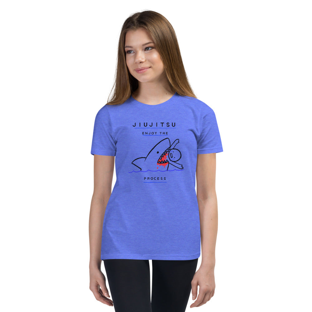 Youth Short Sleeve T-Shirt- Enjoy The Process - The Women of Jiujitsu