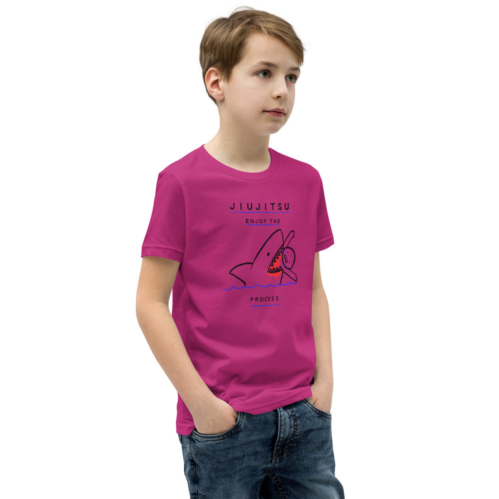 Youth Short Sleeve T-Shirt- Enjoy The Process - The Women of Jiujitsu
